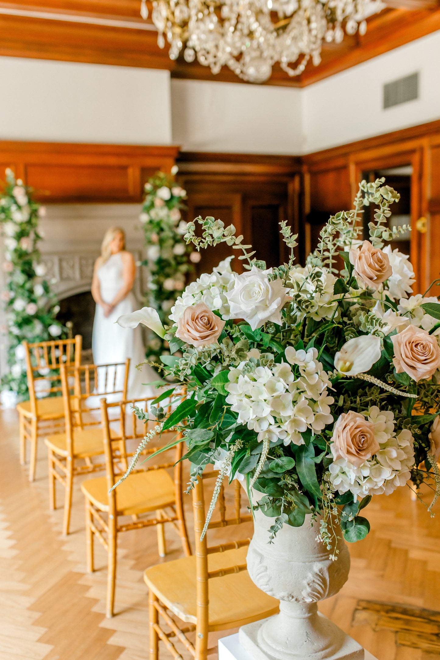 The Margaret Floral Urns