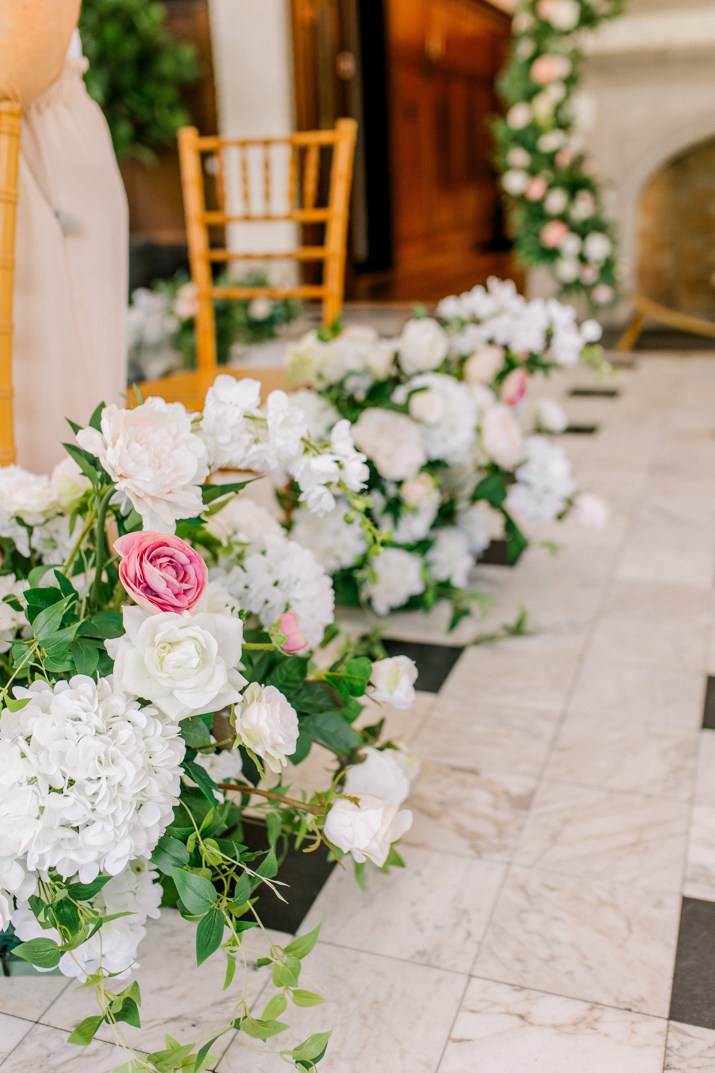 The Maya Aisle Flowers