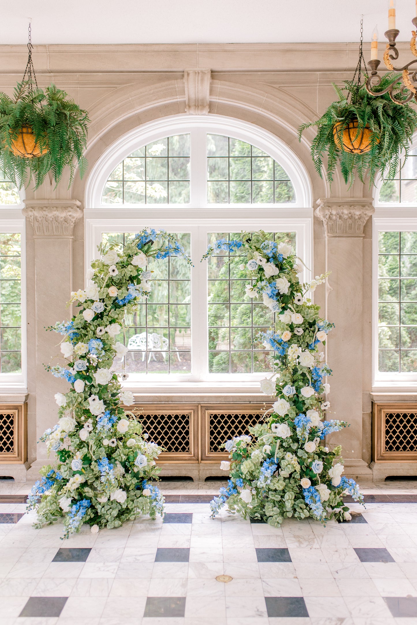 The Emma Floral Pillars